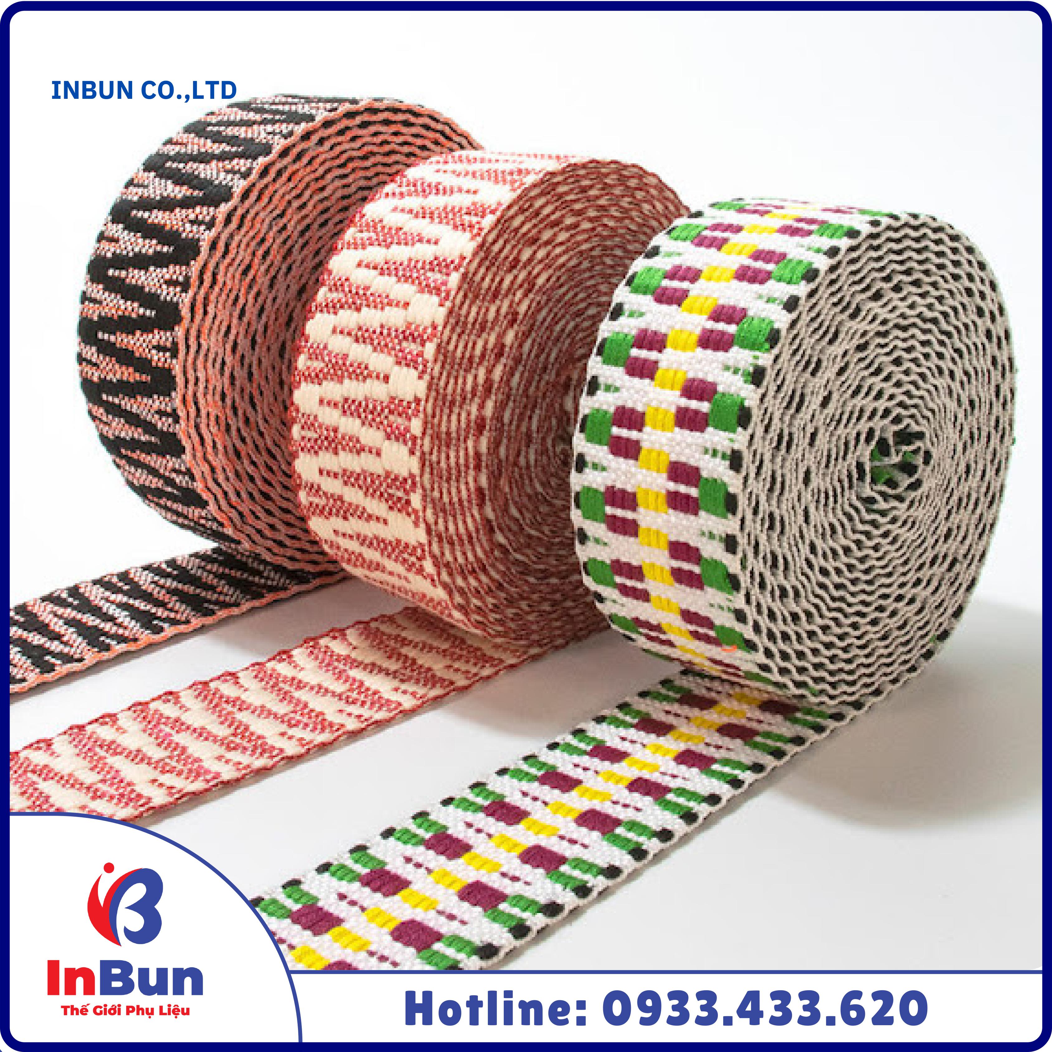 CUSTOM WOVEN WEBBING TAPE – WAVY DESIGN
